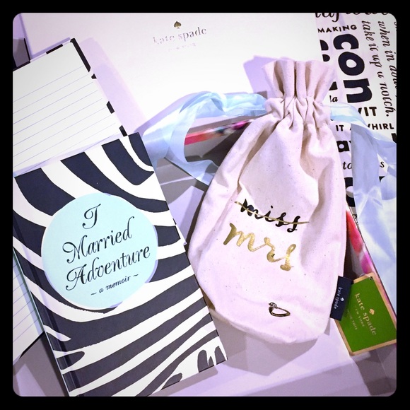 kate spade Other - Kate Spade Wine Canvas Bag Bridal